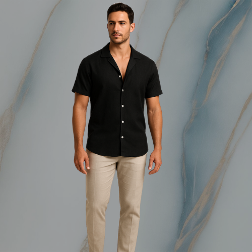 ColeandSkye | Santorini Linen Shirt Relaxed Fit for Men