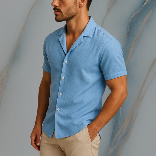 ColeandSkye | Santorini Linen Shirt Relaxed Fit for Men