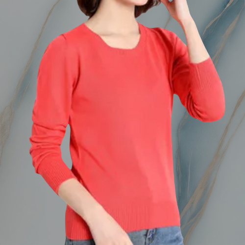 ColeandSkye | Women's Classic O-Neck Merino Wool Sweater